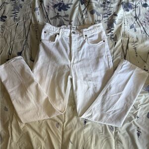 *Agolde Riley Crisp White Jeans